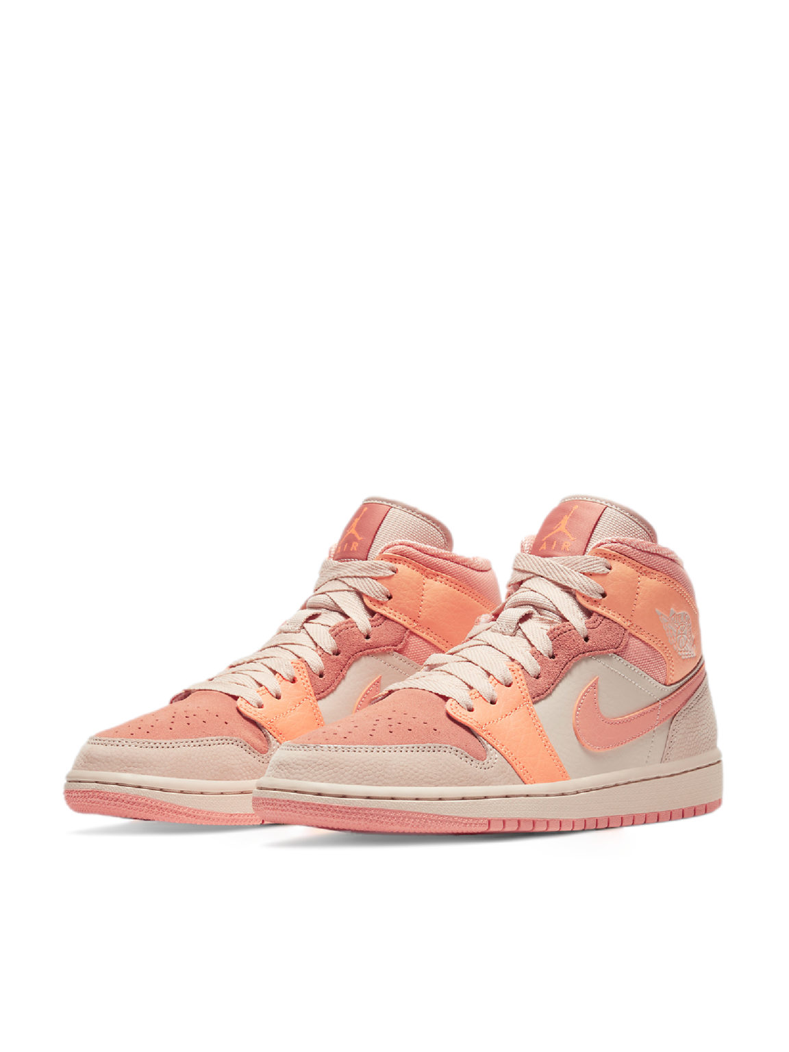 Air Jordan 1 Mid Apricot Orange W â Edenay Store